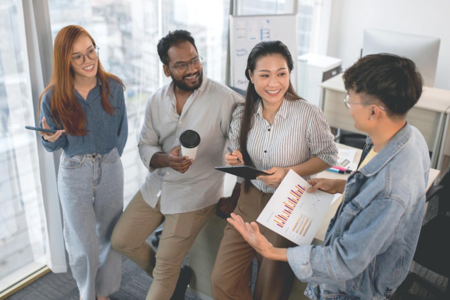 Complex financial model spreadsheet with multiple scenarios